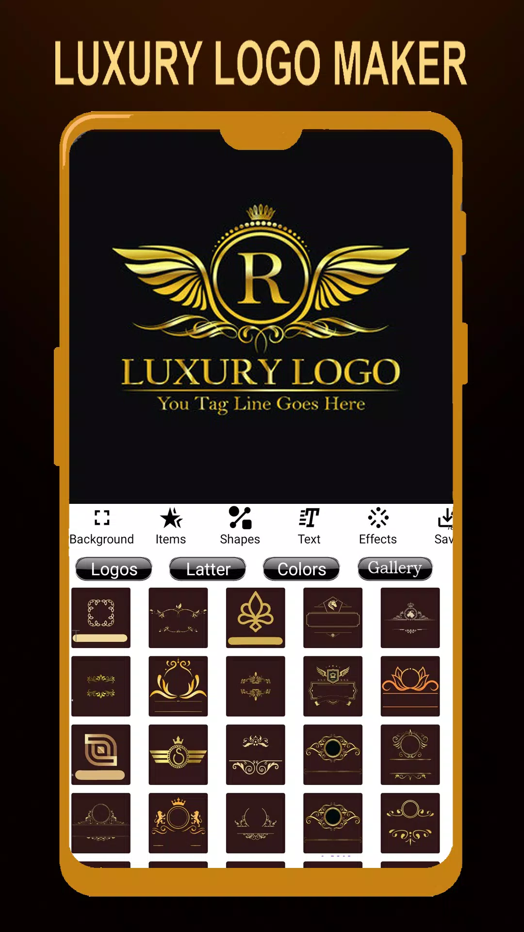 Luxury Logo maker, Logo Design Capture d'écran 4