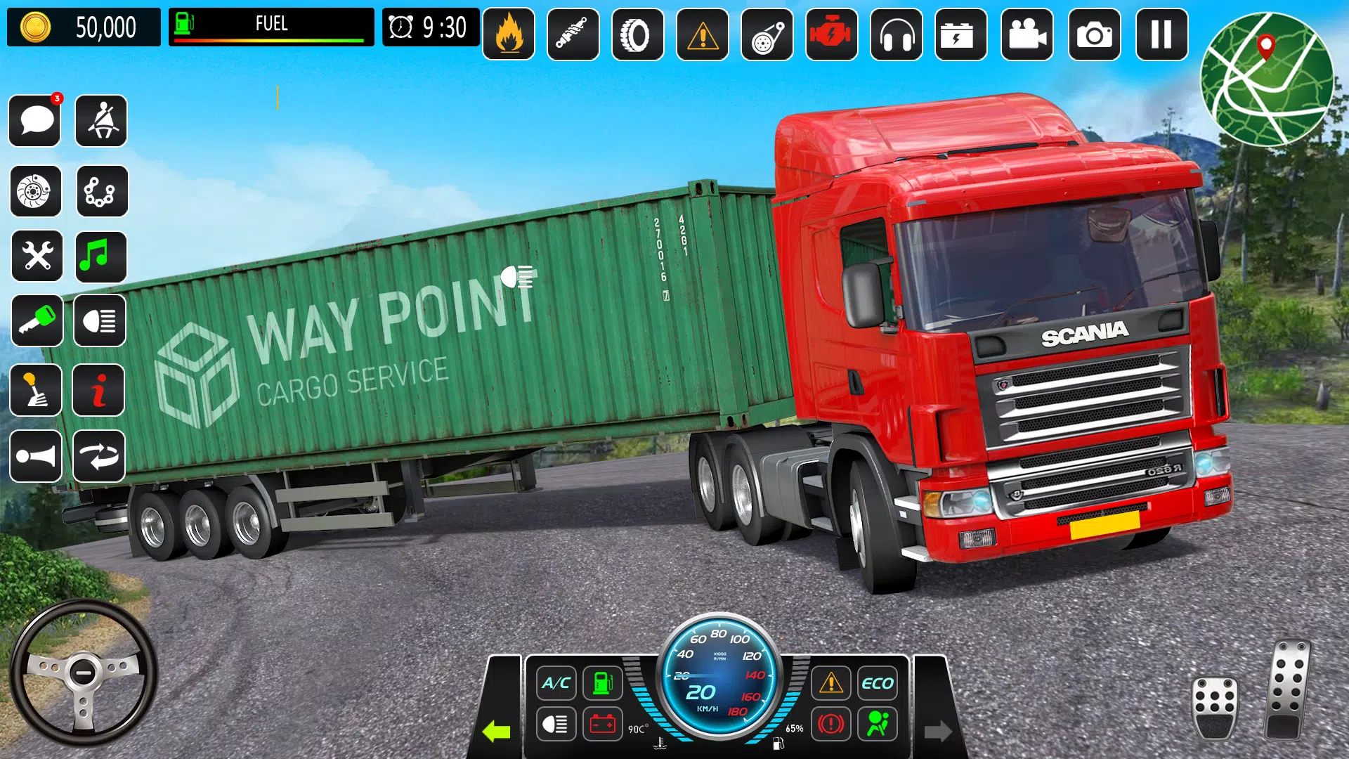 Mountain Truck Driving Games應用截圖第2張