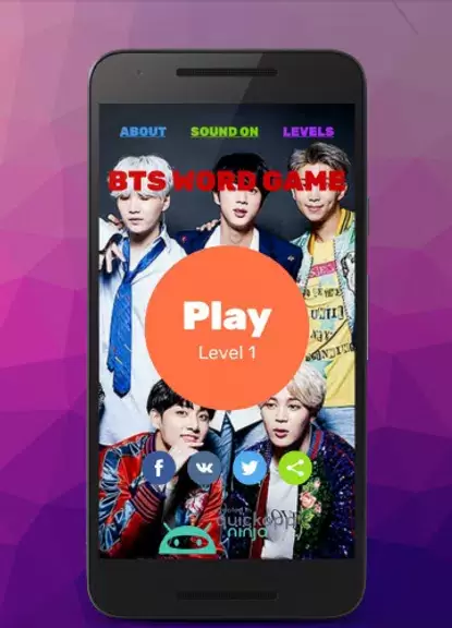 BTS WORD GAME 스크린샷 1