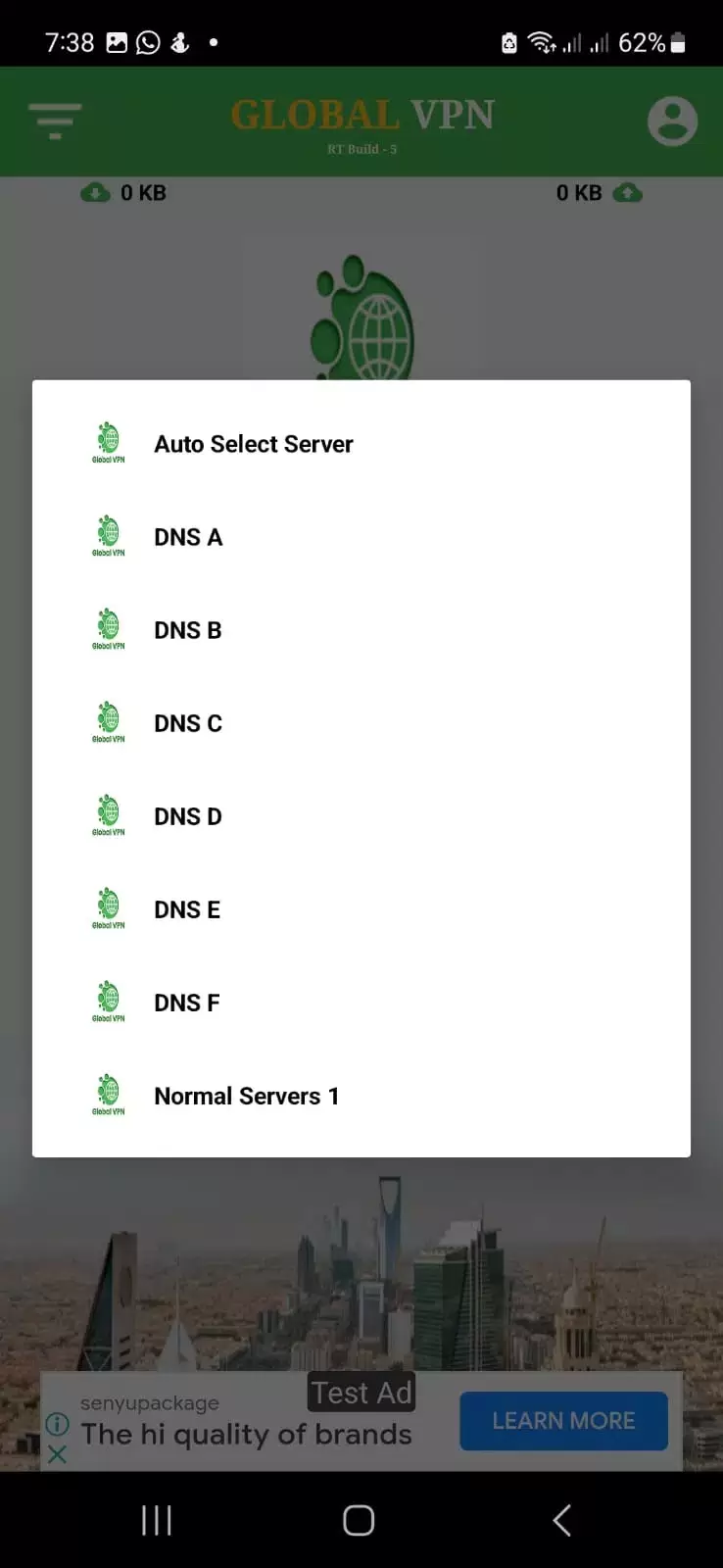 Global VPN Captura de tela 1