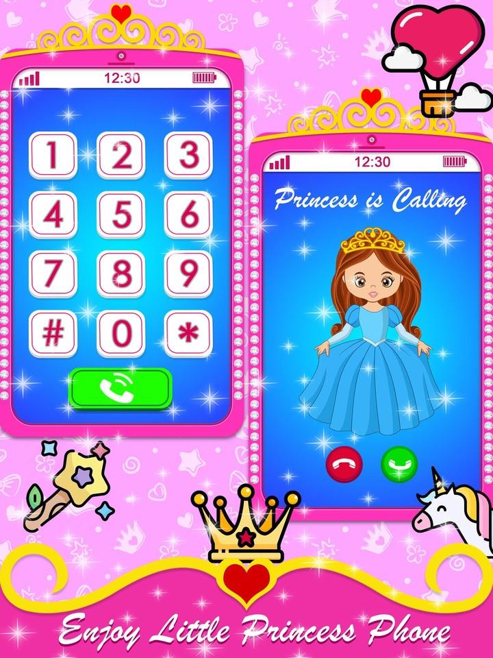 Princess Baby Phone Games Captura de tela 1