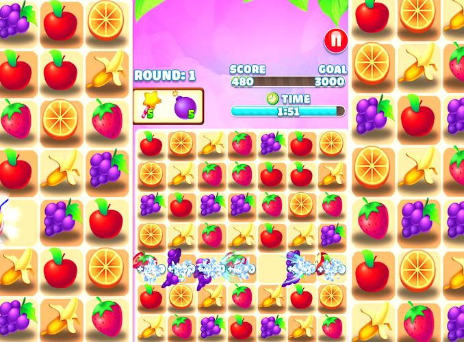 Juicy Fruit - Match 3 Fruit Captura de pantalla 3