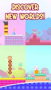 Stacky Cat kawaii runner Game 스크린샷 1