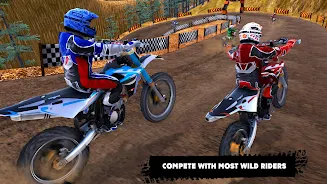 Dirt Track Bike Racing Captura de pantalla 1