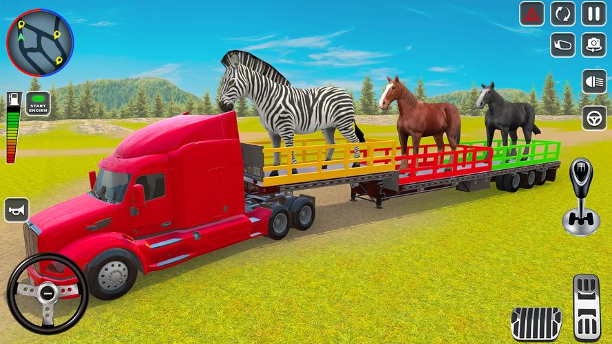 Wild Animal Truck Transporter Capture d'écran 1
