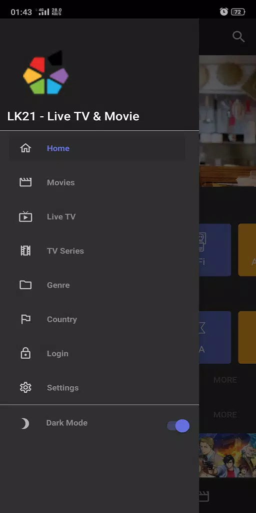 LK21 XXI - Live TV,  Movie  & Drama HD Sub Indo स्क्रीनशॉट 1