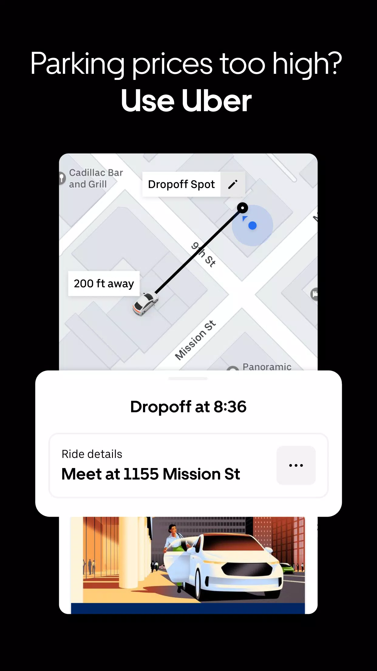 Uber - Eine Fahrt bestellen Screenshot 3