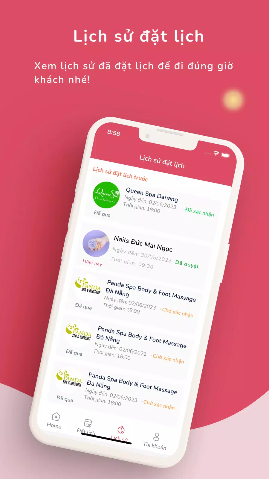 HiYou - Đặt lịch làm đẹp Screenshot 4