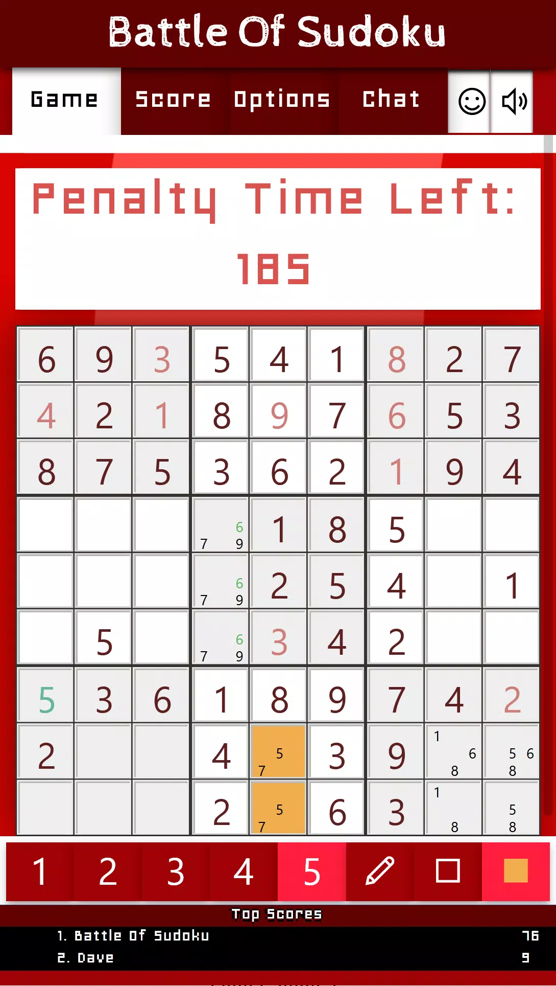 Battle Of Sudoku Скриншот 3