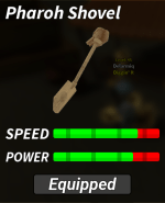 Pharoh Shovel statistics in Desert Detectors
