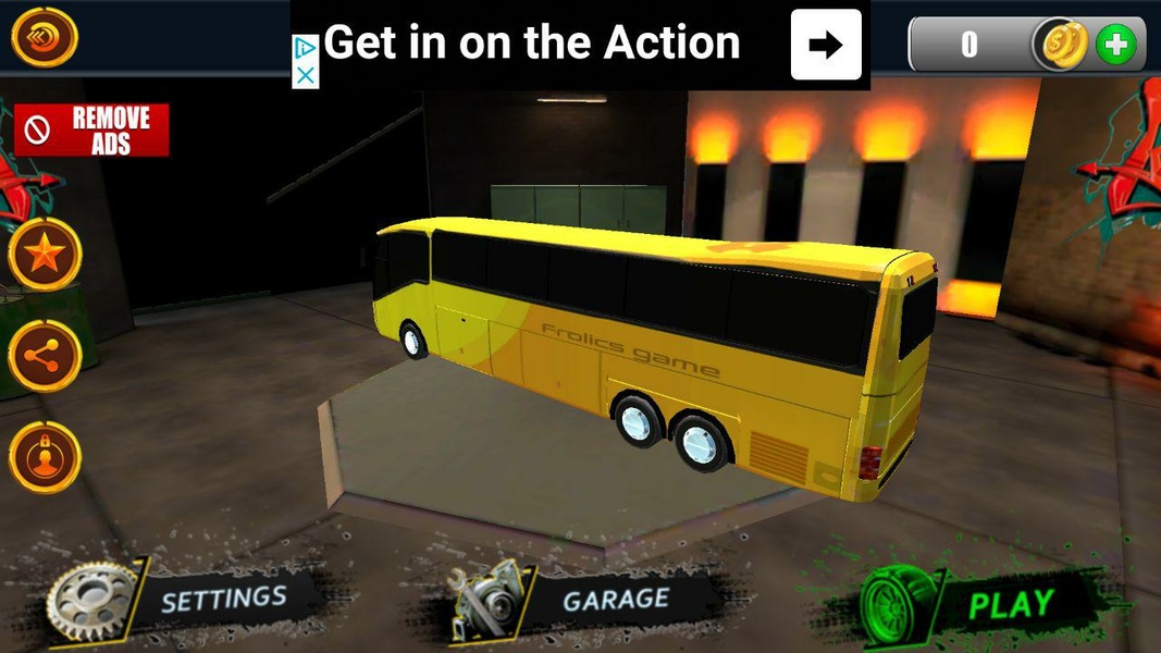 Modern Bus Drive Parking 3D Captura de tela 3