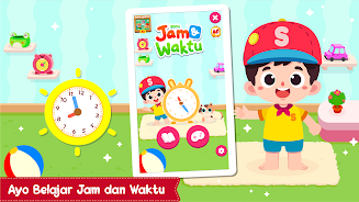 Belajar Jam & Waktu 스크린샷 1