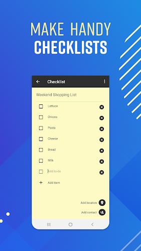 Notes - Notepad and to do list स्क्रीनशॉट 2