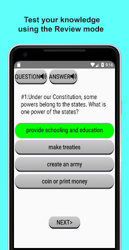 US Citizenship Test 2023 스크린샷 3