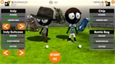 Stickman Cross Golf Battle Capture d'écran 3