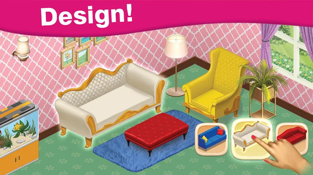 Home Cafe: Mansion Design Mod Capture d'écran 2