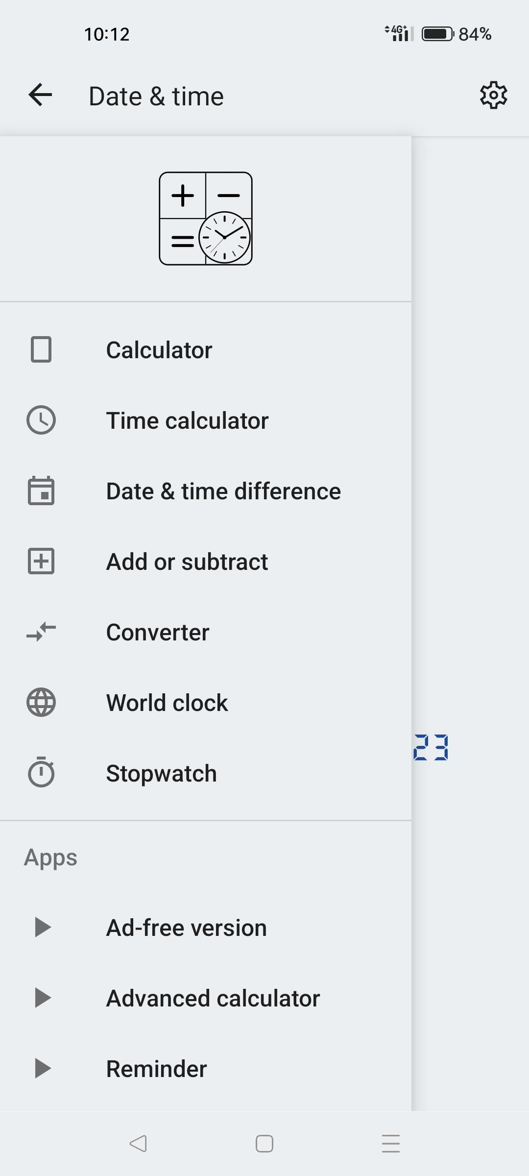 Date & time calculator Capture d'écran 2