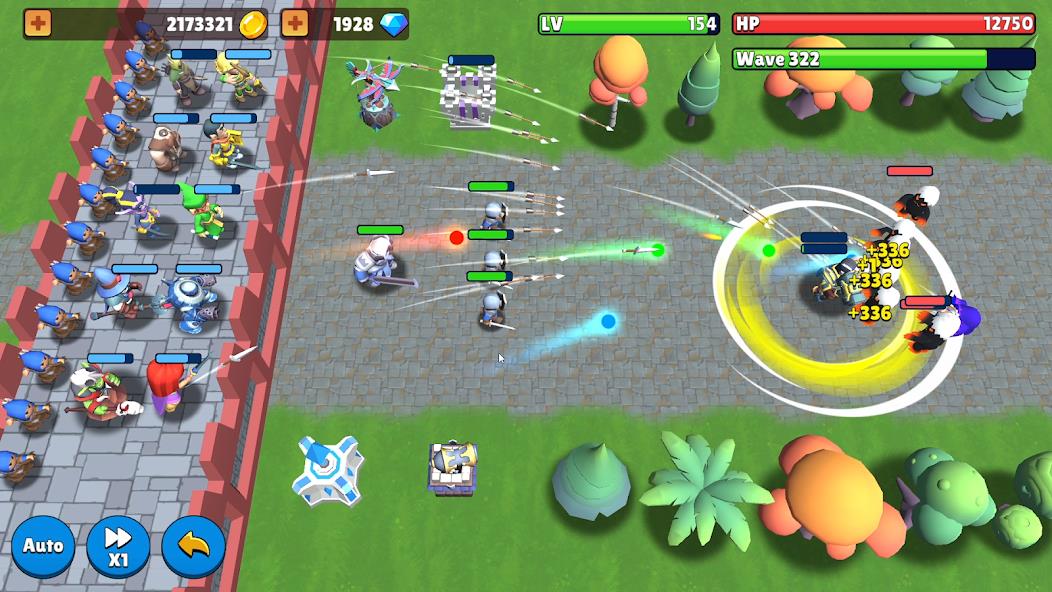 Wall Castle: Tower Defense TD Mod スクリーンショット 4