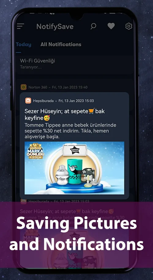 NotifySave Pro Captura de pantalla 1