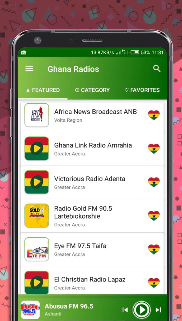 Ghana Radios - All Ghana Radio Capture d'écran 1