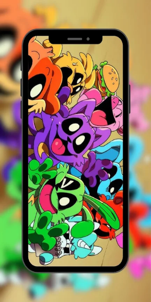 Smiling Critters Wallpaper Captura de pantalla 2