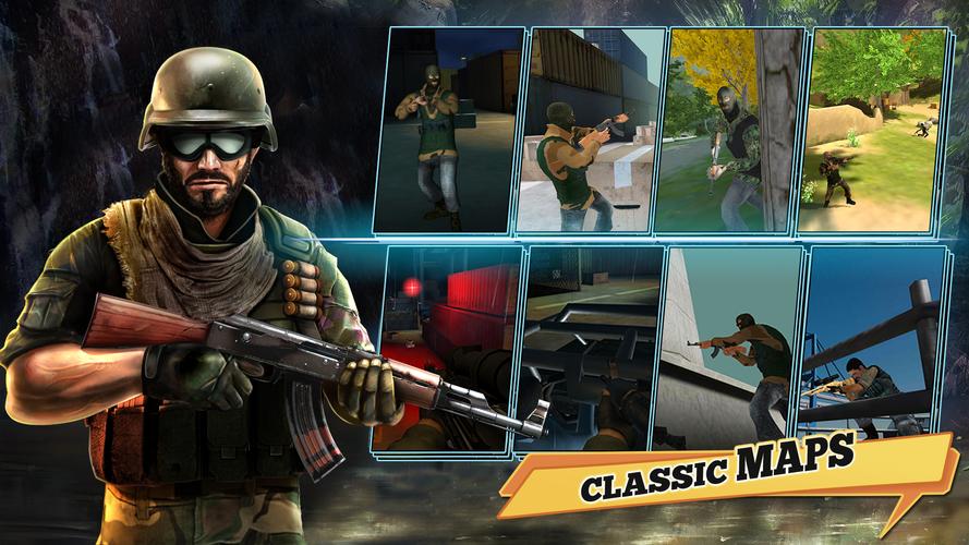Action Games - 3D Team Shooter Captura de tela 3