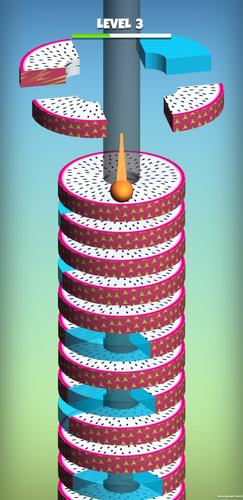 Stack Ball Fruit Crush Captura de tela 3