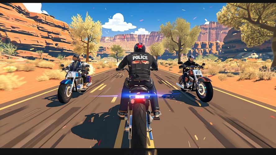 Police Bike Pursuit Highway スクリーンショット 3