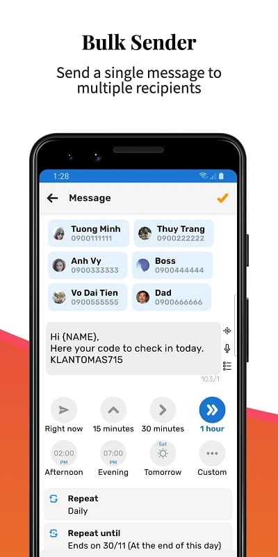 Auto Text: Automatic Message 스크린샷 4