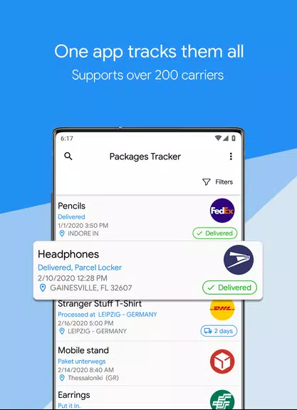 Packages Tracker應用截圖第1張