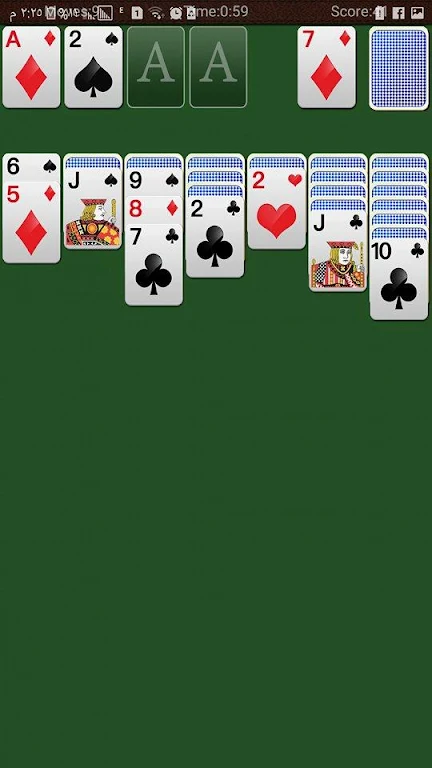 Solitaire New by Mo7mad Скриншот 2