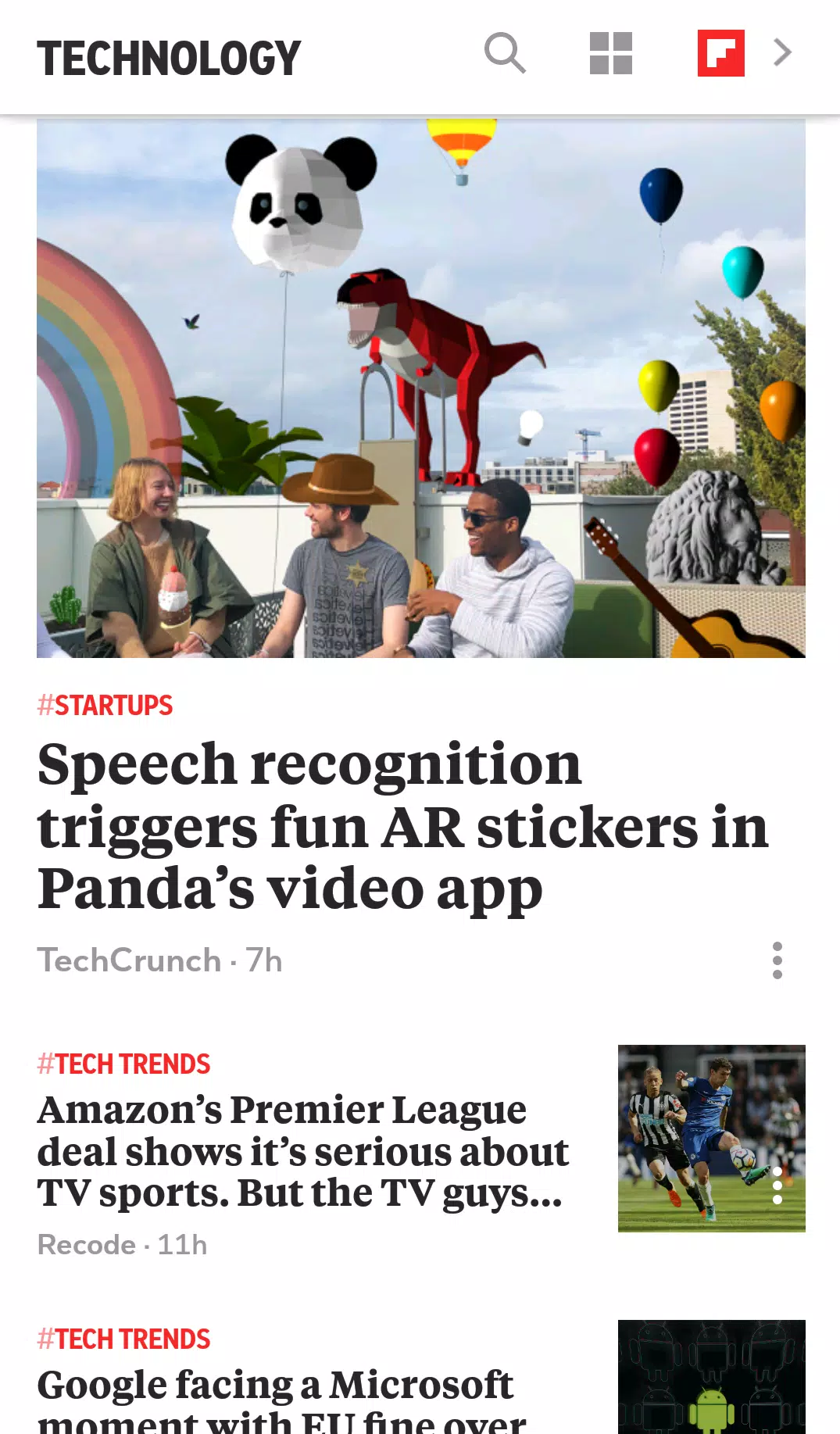 Flipboard Briefing スクリーンショット 2