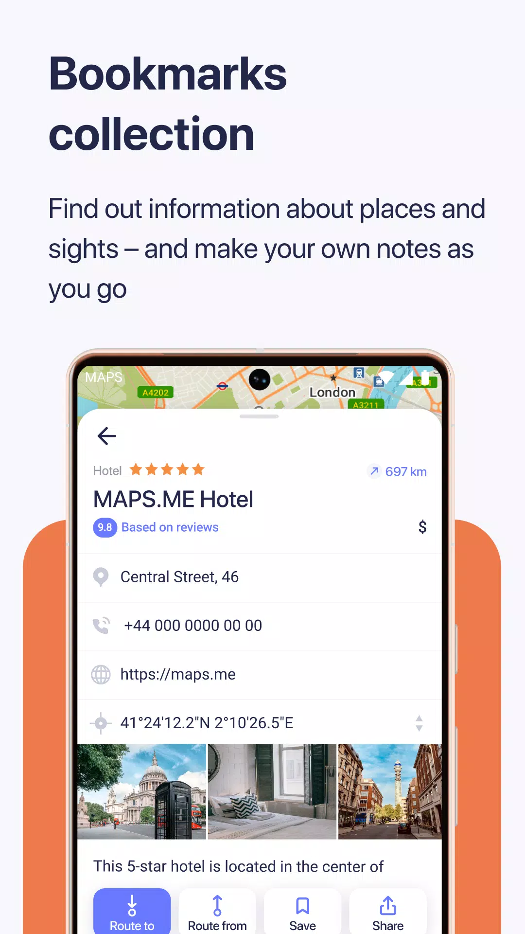 MAPS.ME: Offline maps GPS Nav スクリーンショット 3