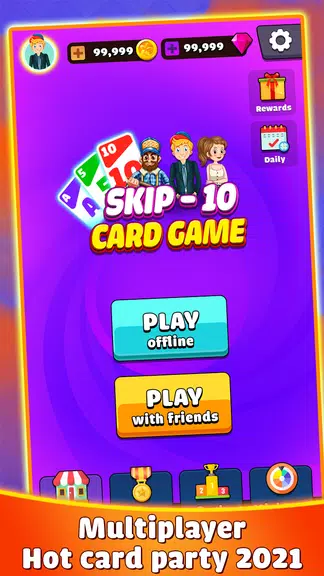 Skip 10 - Card Game Capture d'écran 4