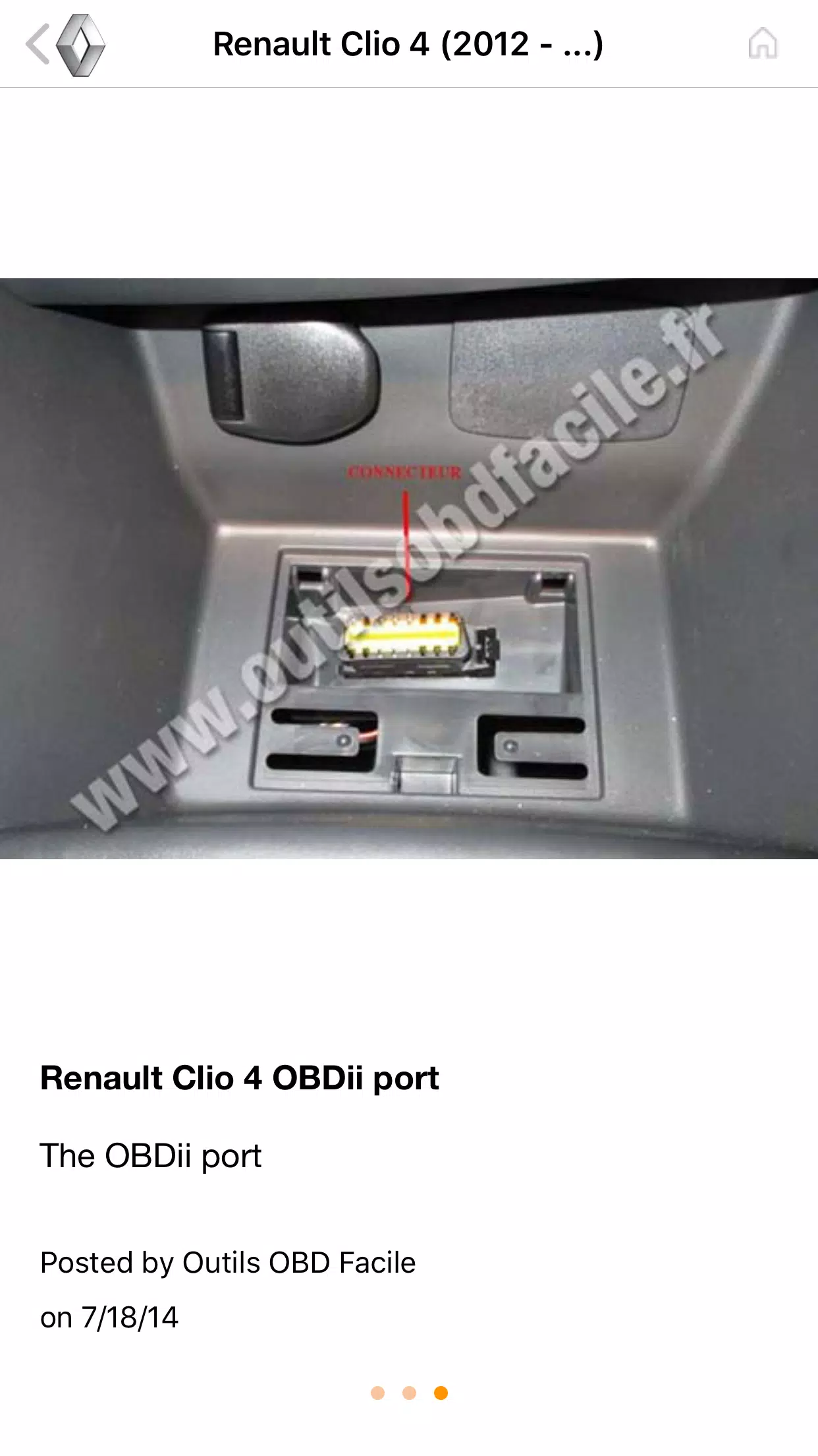 Where is my OBD2 port? Screenshot 3