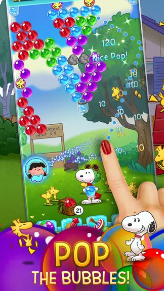 Bubble Shooter - Snoopy POP! スクリーンショット 1