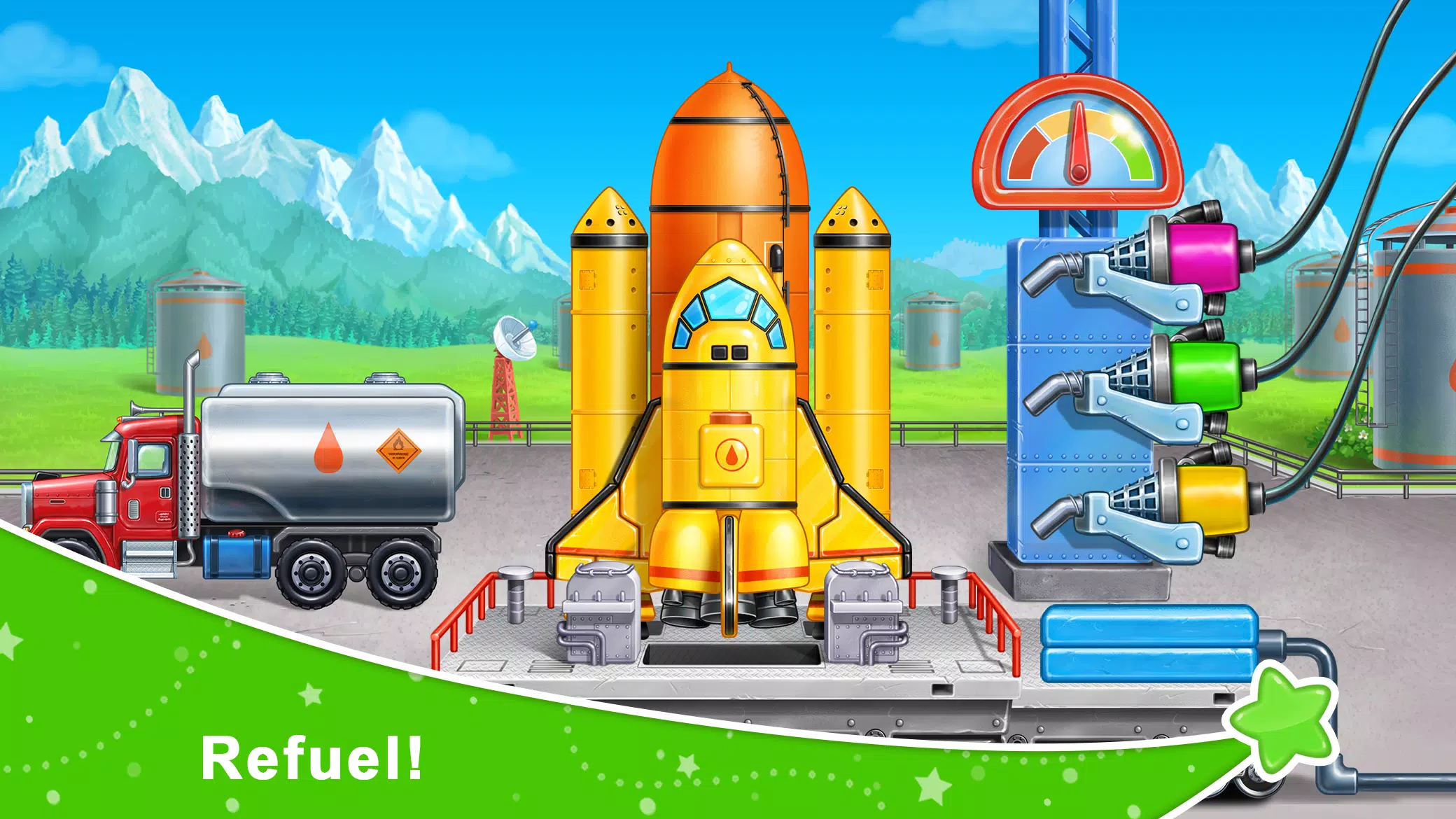 Rocket 4 space games Spaceship 스크린샷 2