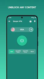 Simple VPN Pro-개인용 고속 VPN 스크린샷 1