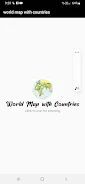 World Map With Countries 스크린샷 2