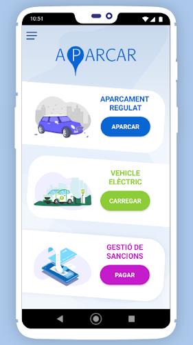 Aparcar App Captura de pantalla 2