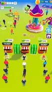 Bike Taxi - Theme Park Tycoon स्क्रीनशॉट 1