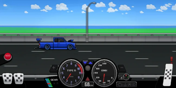 Pixel Car Racer MOD स्क्रीनशॉट 3