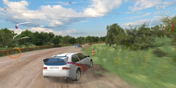 Rally Fury Mod Captura de pantalla 1