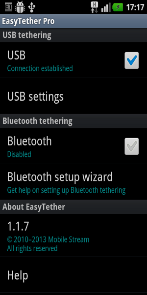 EasyTether Pro应用截图第1张
