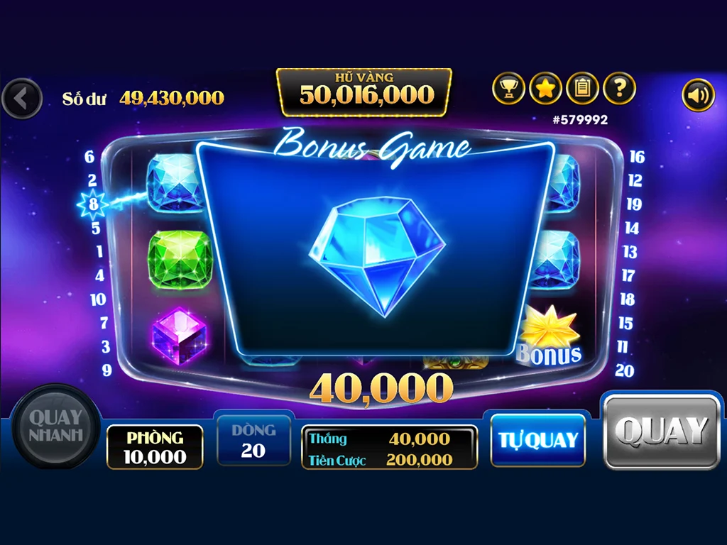 Siêu Hũ Nổ - Gem Nổ Hũ应用截图第1张