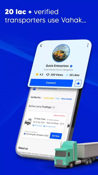 Vahak: Book Online Truck, Load應用截圖第2張