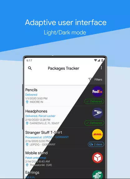 Packages Tracker應用截圖第2張
