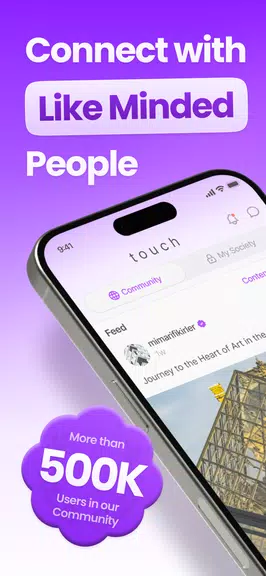 Touchapp - Meaningful Sharing Captura de pantalla 1