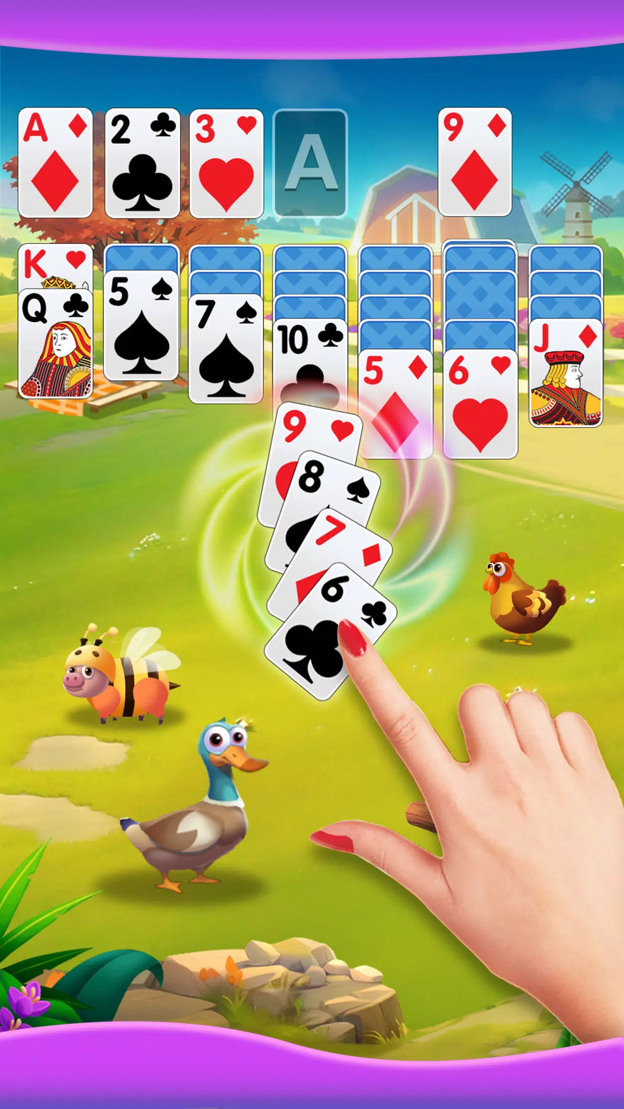 Solitaire Klondike Card Game スクリーンショット 1