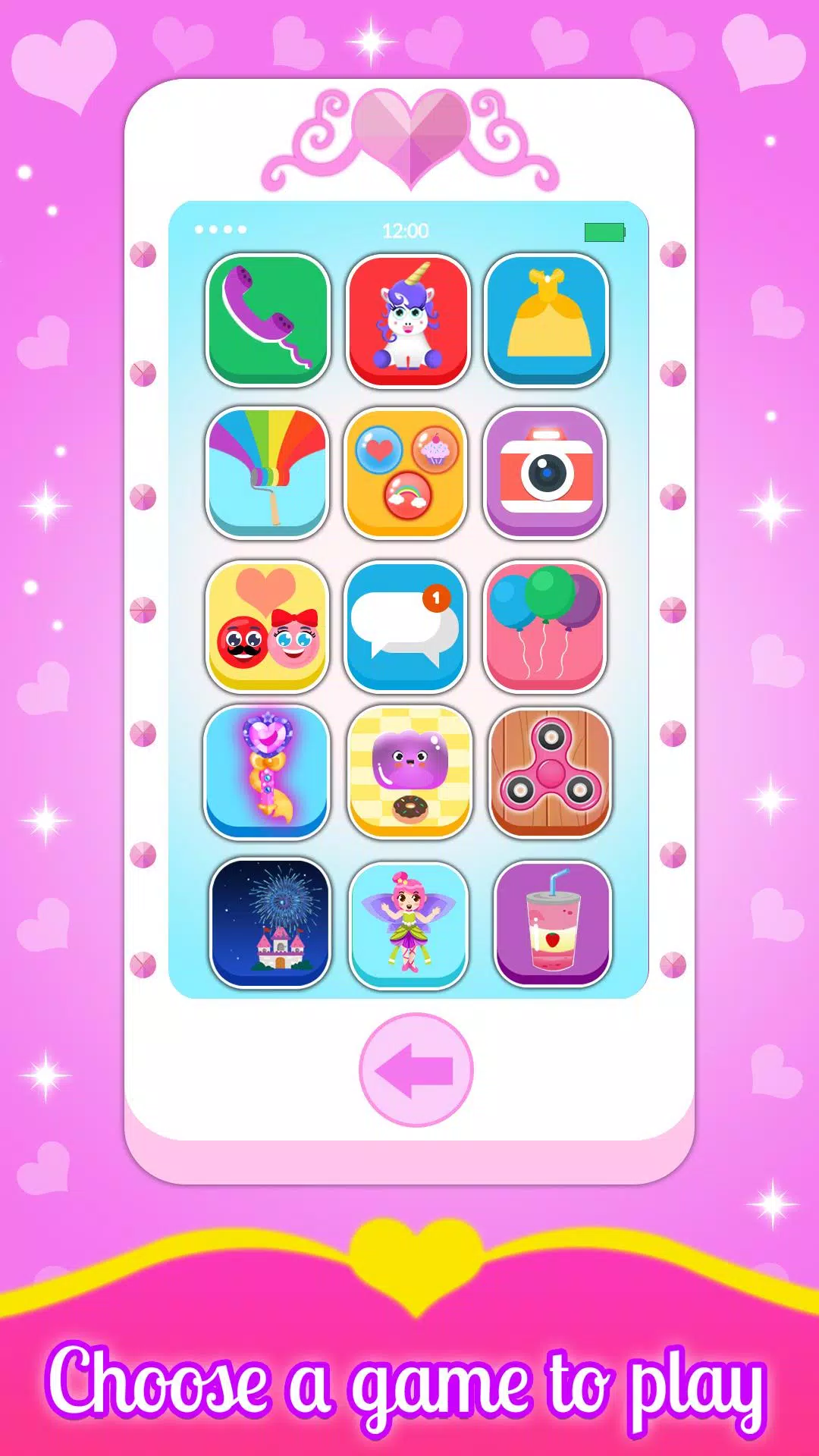 Telefone Princesa para Bebê Captura de tela 1